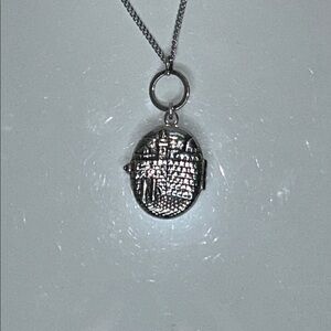 NWOT Sterling Silver Nano Brand Bible Locket Pendant With Microchip Bible Inside